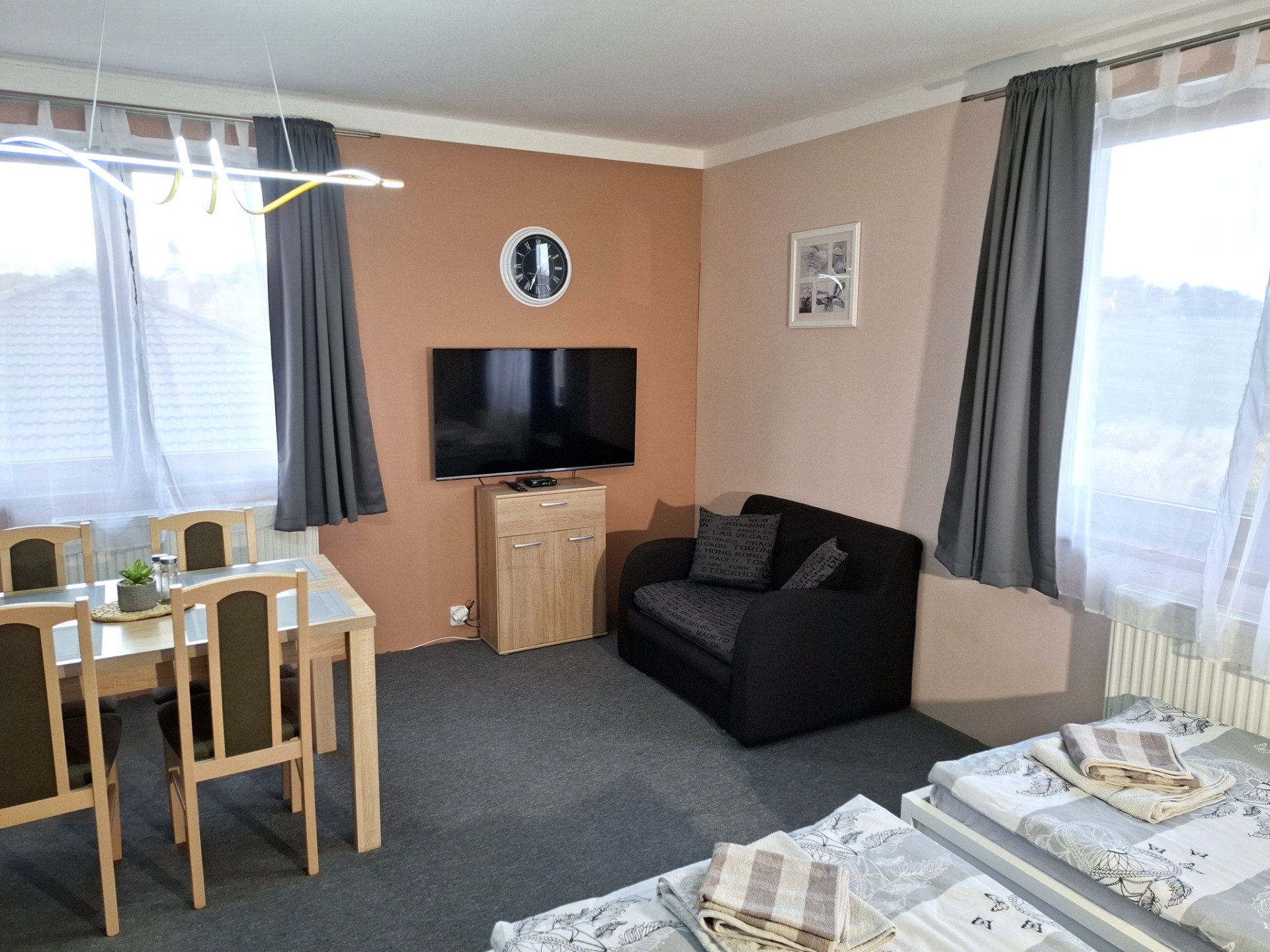 č.2 apartmán čtyřlůžkový s ložnicí